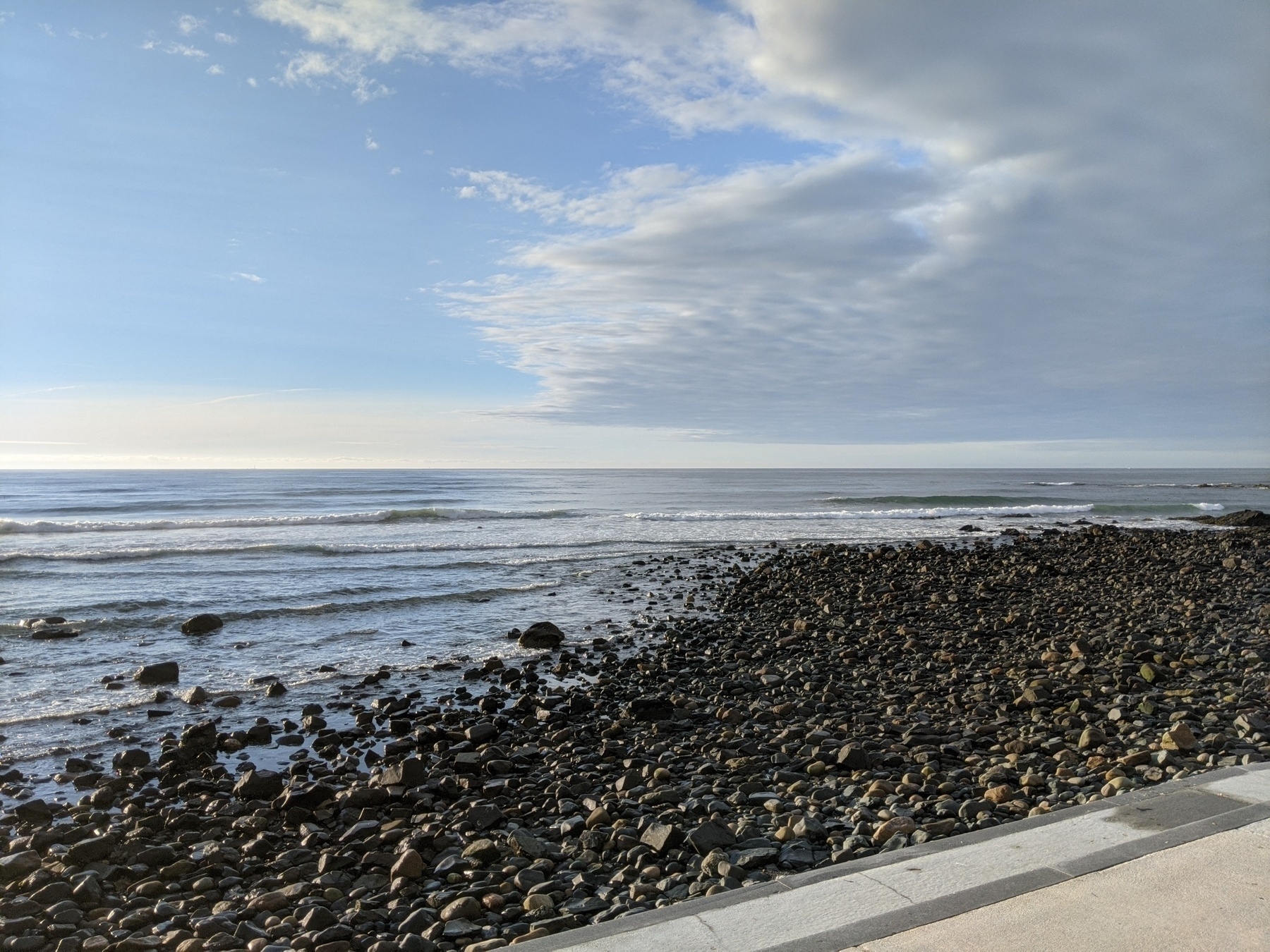 Morning routine at the beach